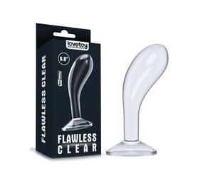 LoveToy Flawless Clear - Prostaat Plug 15 cm