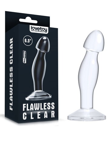LoveToy Prostate Plug - Transparent 16,5 cm Ø 3,9 cm