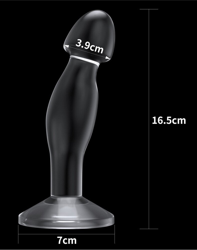 LoveToy Prostate Plug - Transparent 16,5 cm Ø 3,9 cm