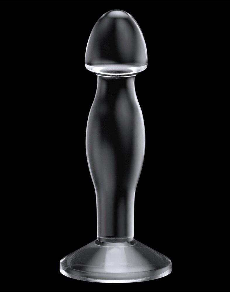 LoveToy Plug prostatique transparent sans défaut 16,5 cm - Transparent