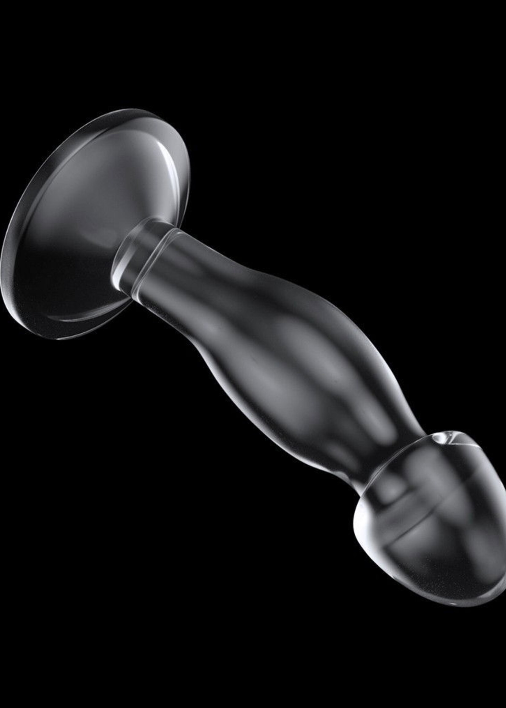LoveToy Plug prostatique transparent sans défaut 16,5 cm - Transparent