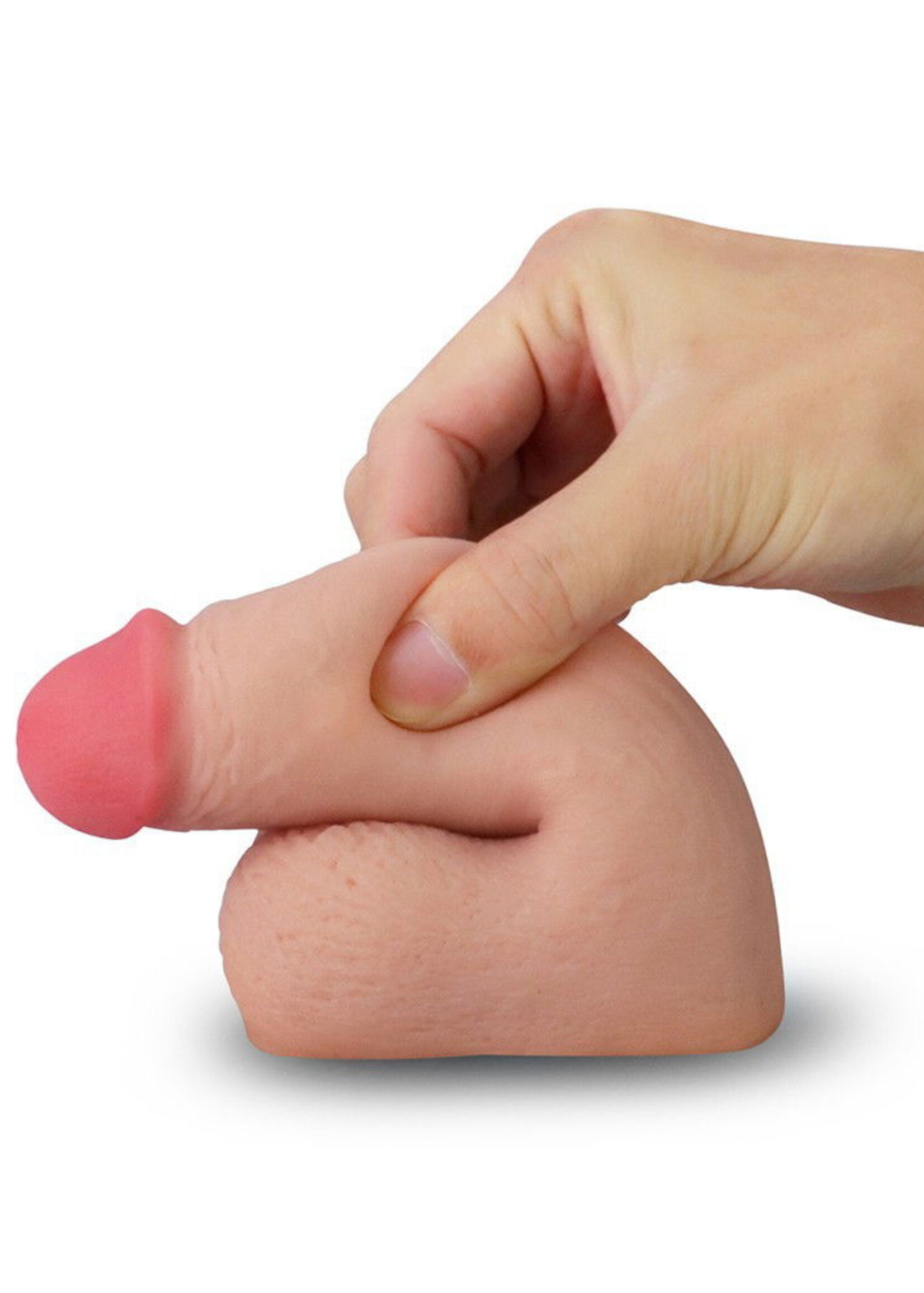 LoveToy Pénis mou et flasque, 13 cm - Nu