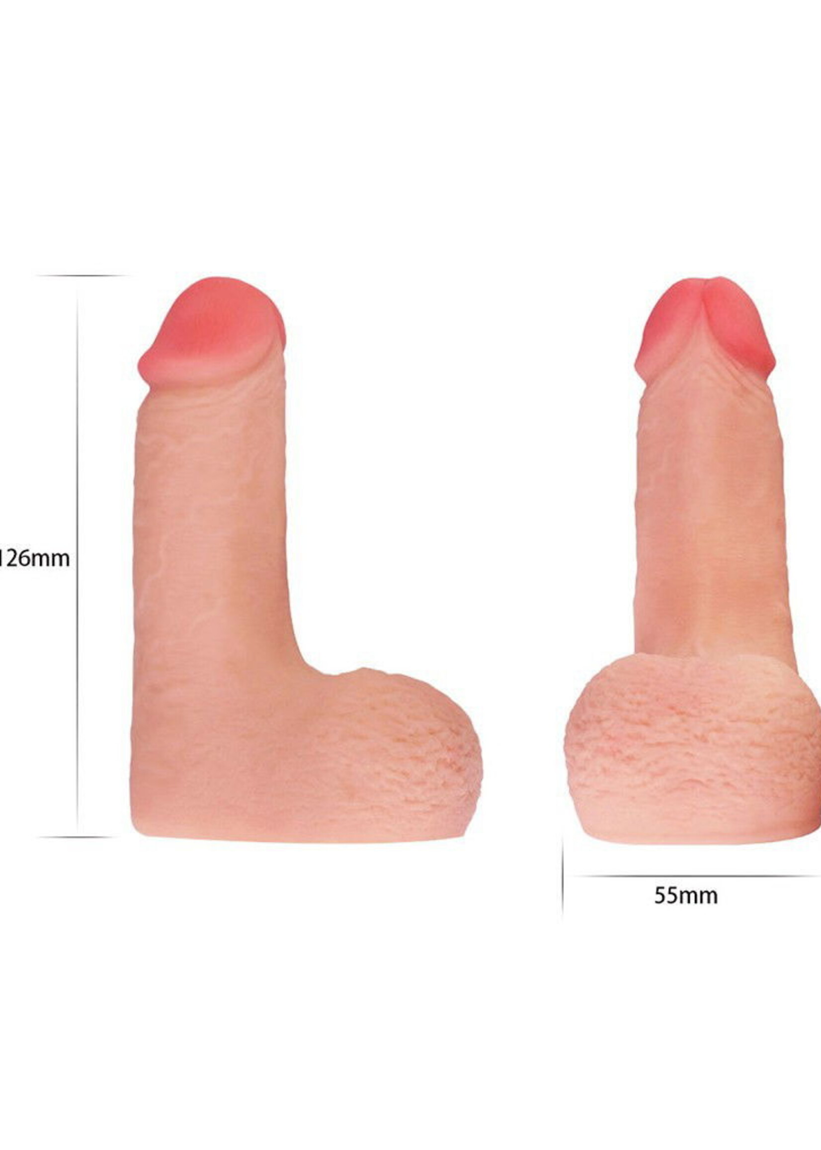 LoveToy Pénis mou et flasque, 13 cm - Nu