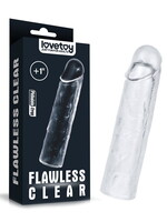LoveToy Manchon pour pénis transparent et impeccable + 2,5 cm