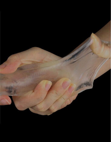 LoveToy Perfecte transparante penishuls - 5 cm verlenging