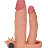 LoveToy Pleasure X Tender Penis Sleeve - Vibrierende +5 cm Verlängerung