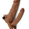 LoveToy LoveToy - Pleasure X Tender Manchon vibrant double pénis + 5 cm - Marron LoveToy LoveToy - Pleasure X Tender Manchon vibrant double pénis + 5 cm - Marron