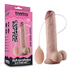 LoveToy Soft Ejaculation Cock mit Hoden - 23 cm Squirting Dildo