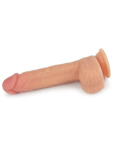 LoveToy Rotierender & Heizender Dildo - Realistischer Dildo 21,5 cm Ø4 cm + Wärmfunktion