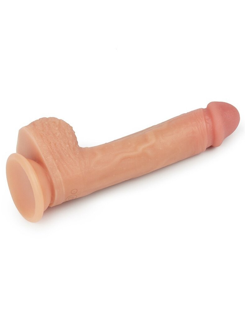 LoveToy Rotierender & Heizender Dildo - Realistischer Dildo 21,5 cm Ø4 cm + Wärmfunktion