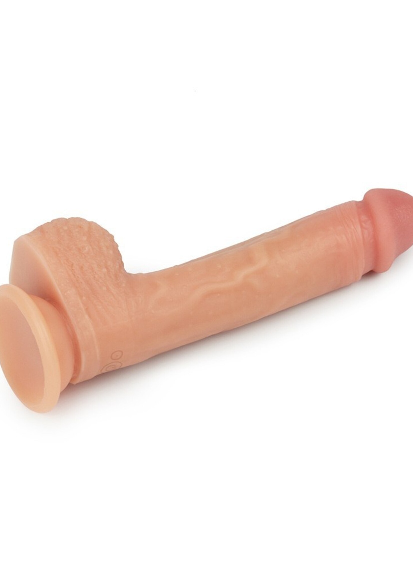 LoveToy Gode réaliste rotatif et chauffant 21 cm - Nude