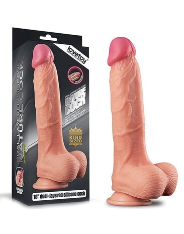 LoveToy Realistische dildo - 25 cm Ø5,5 cm LoveToy Realistische dildo - 25 cm Ø5,5 cm