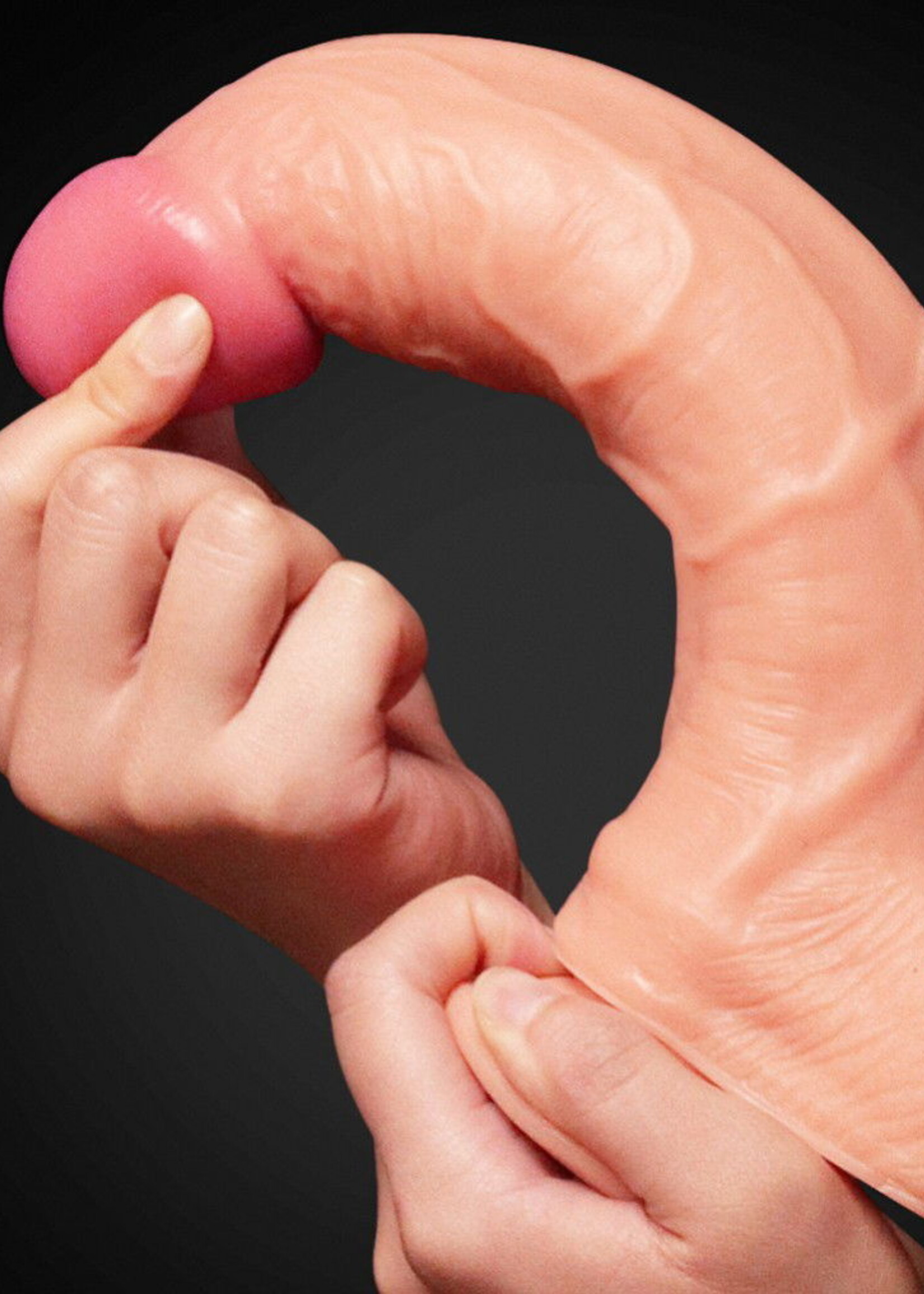 LoveToy Gode réaliste 25,4 cm - Nude