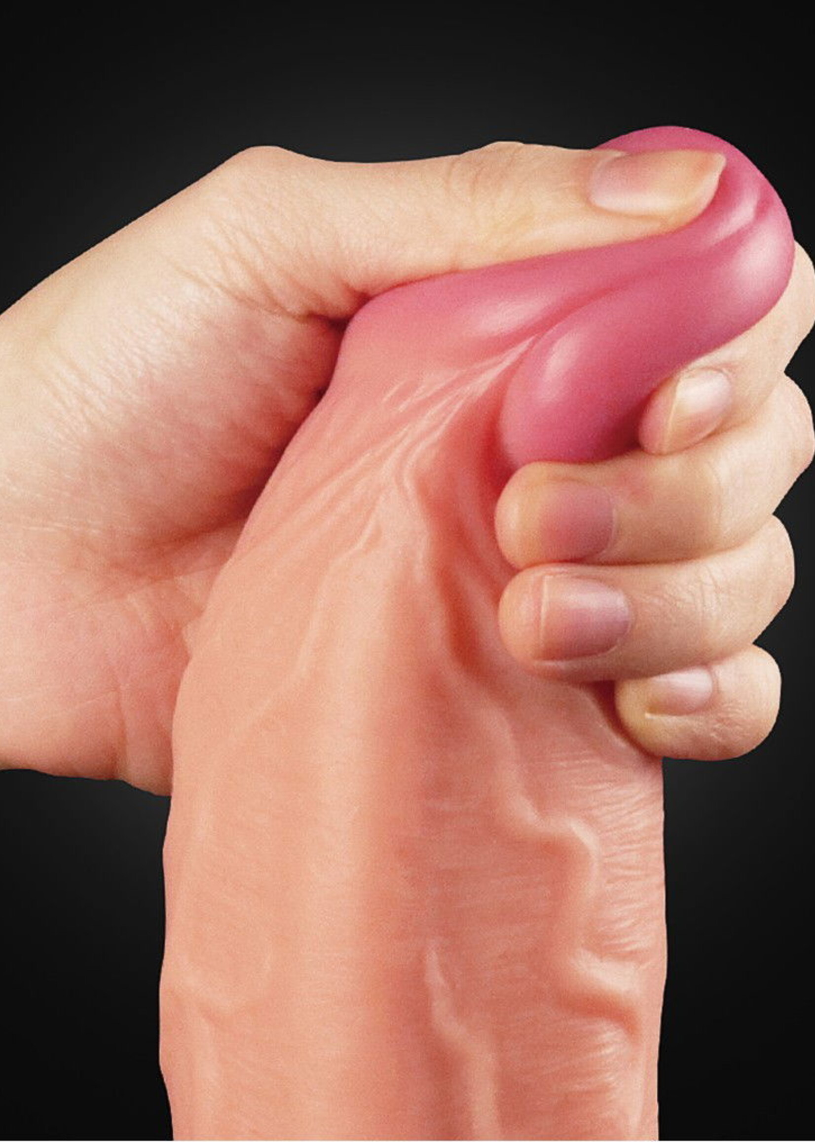 LoveToy Realistischer Dildo - 25 cm Ø5,5 cm