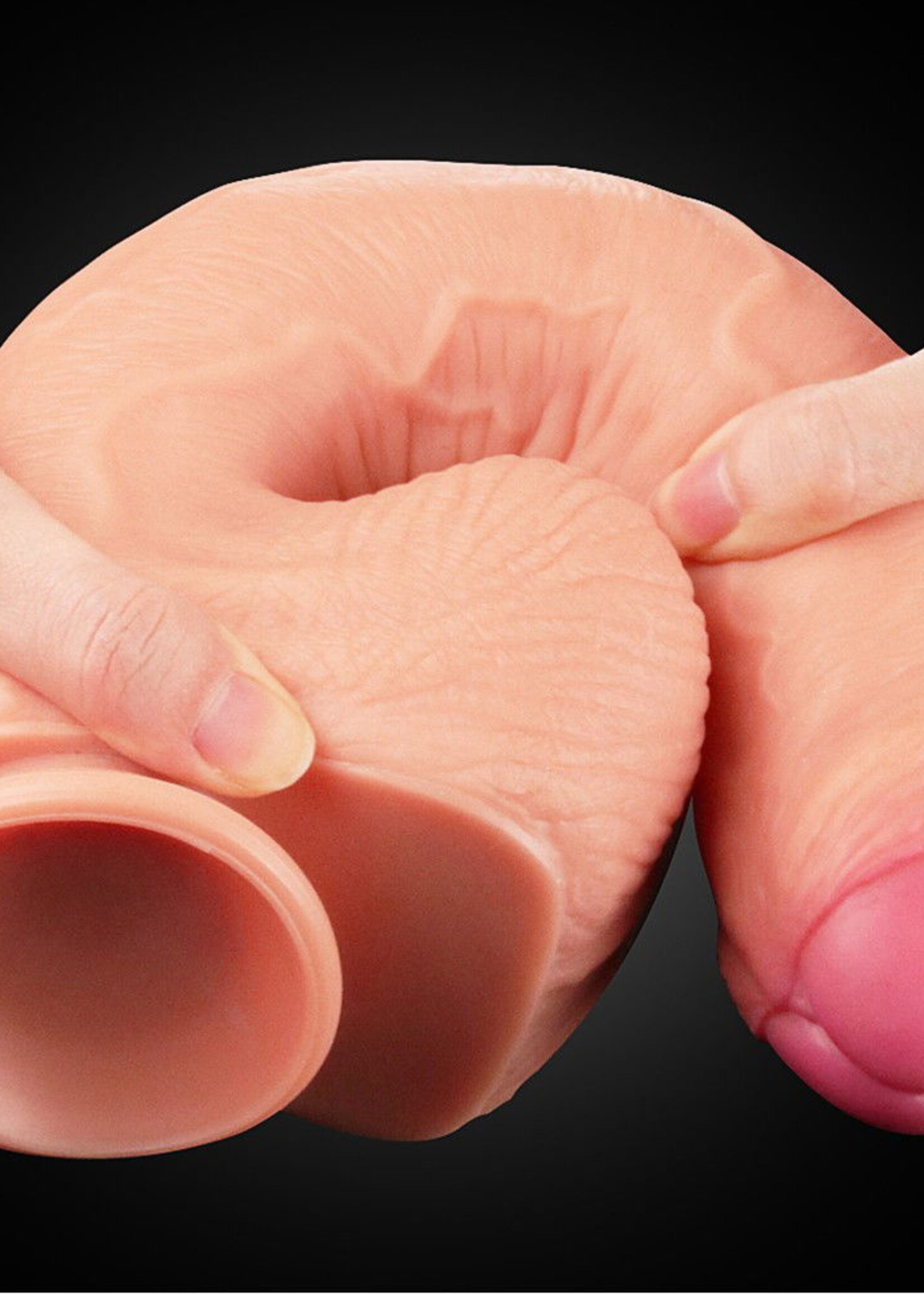 LoveToy Gode réaliste 28 cm - Nude