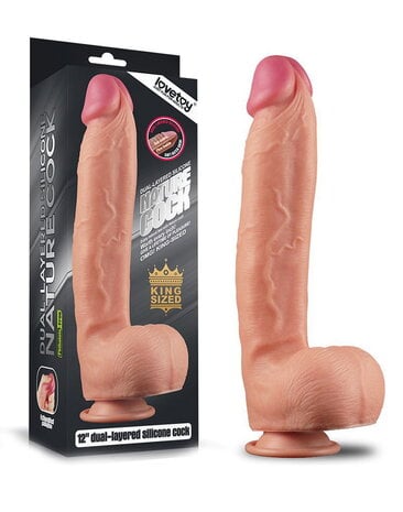 LoveToy Realistische dildo - 30,5 cm Ø5,3 cm