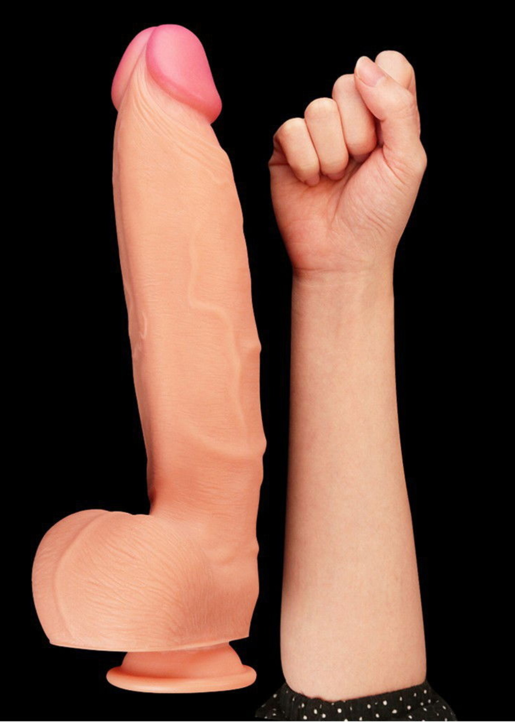LoveToy Realistischer Dildo - 30,5 cm Ø5,3 cm