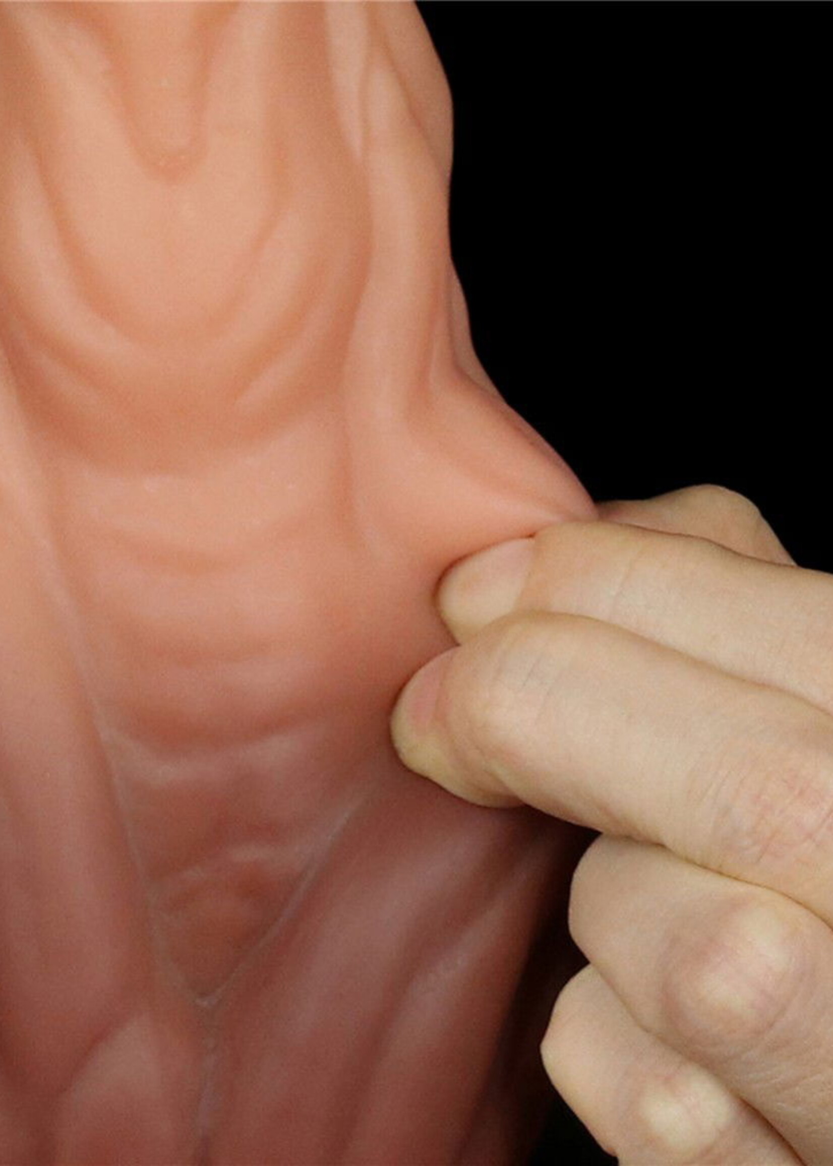 LoveToy Dildo mit Adern - Realistischer Dildo 24,5 cm Ø6,3 cm
