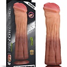 LoveToy LoveToy - Dildo with Veins 30 cm - Nude/Brown LoveToy LoveToy - Dildo with Veins 30 cm - Nude/Brown