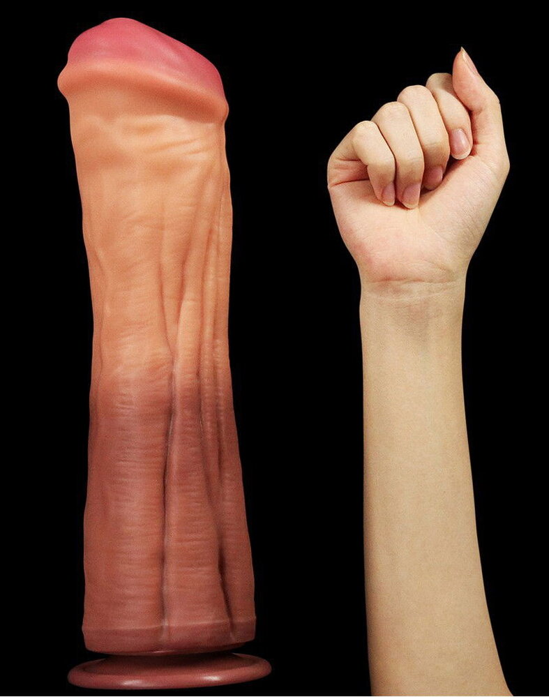 LoveToy Dildo mit Adern - Realistischer Dildo 30 cm Ø7,5 cm