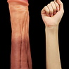 LoveToy LoveToy - Dildo with Veins 30 cm - Nude/Brown LoveToy LoveToy - Dildo with Veins 30 cm - Nude/Brown