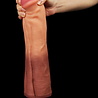 LoveToy Gode veiné 30 cm - Nude/Marron