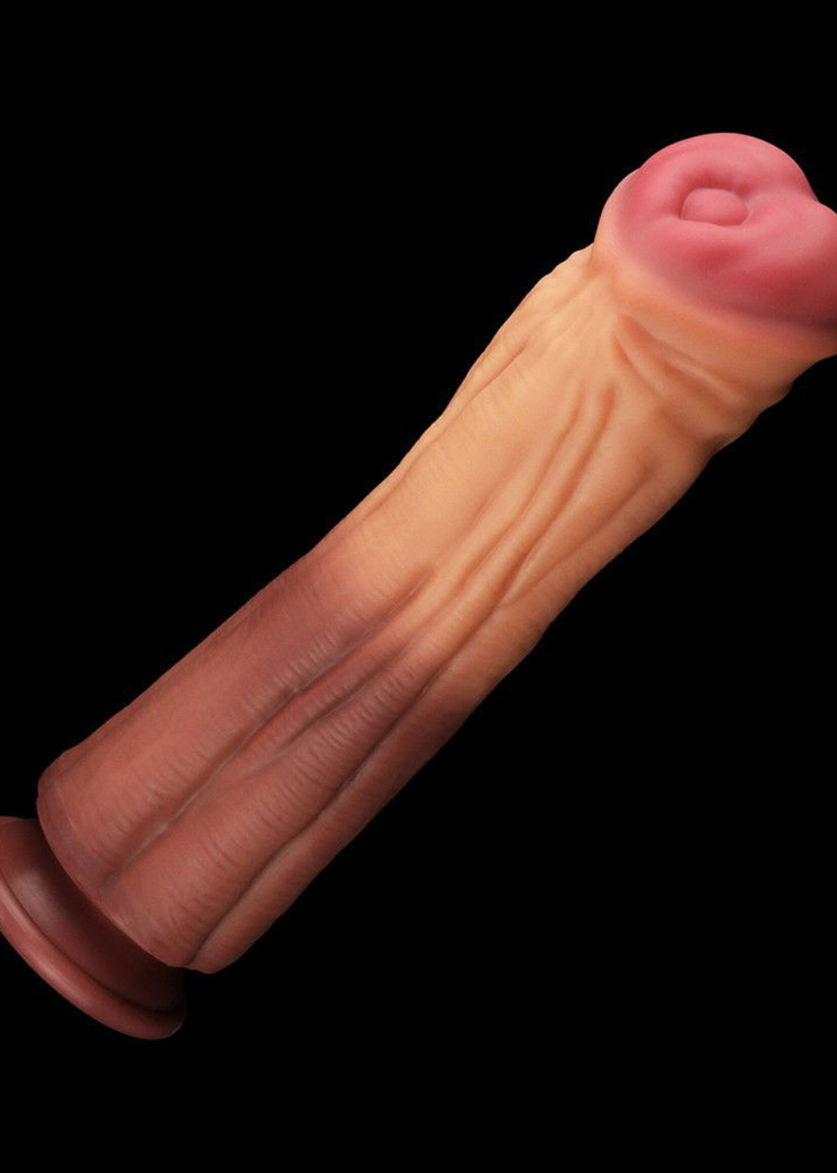 LoveToy Dildo mit Adern - Realistischer Dildo 30 cm Ø7,5 cm
