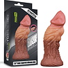 LoveToy LoveToy - Dildo with Veins 18 cm - Nude/Brown LoveToy LoveToy - Dildo with Veins 18 cm - Nude/Brown