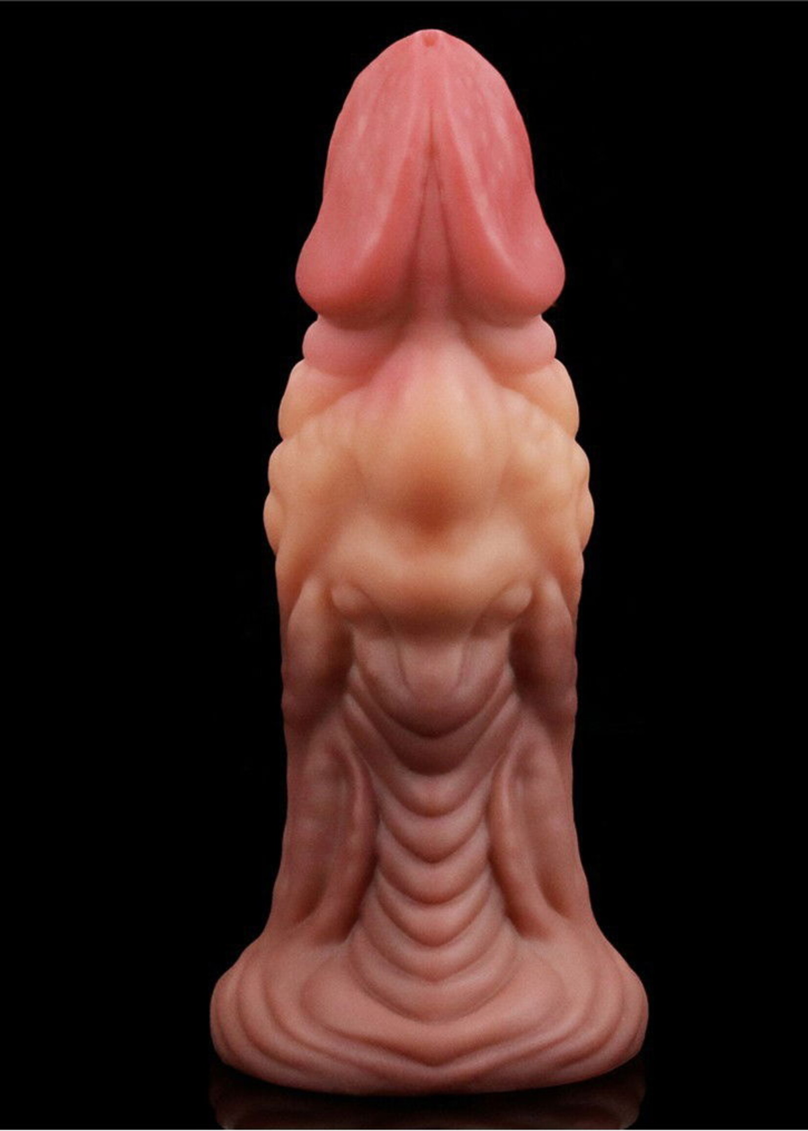LoveToy Gode veiné 18 cm - Nude/Marron