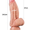 LoveToy Dildo met aderen - Realistische dildo 24,5 cm Ø7,5 cm LoveToy Dildo met aderen - Realistische dildo 24,5 cm Ø7,5 cm