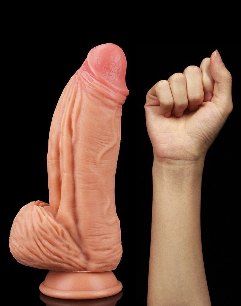 LoveToy Gode veiné 24,5 cm - Nude