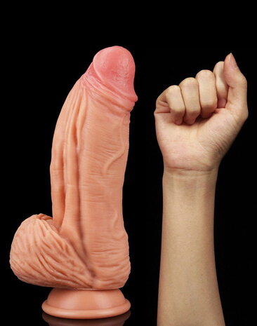 LoveToy Dildo met aderen - Realistische dildo 24,5 cm Ø7,5 cm LoveToy Dildo met aderen - Realistische dildo 24,5 cm Ø7,5 cm