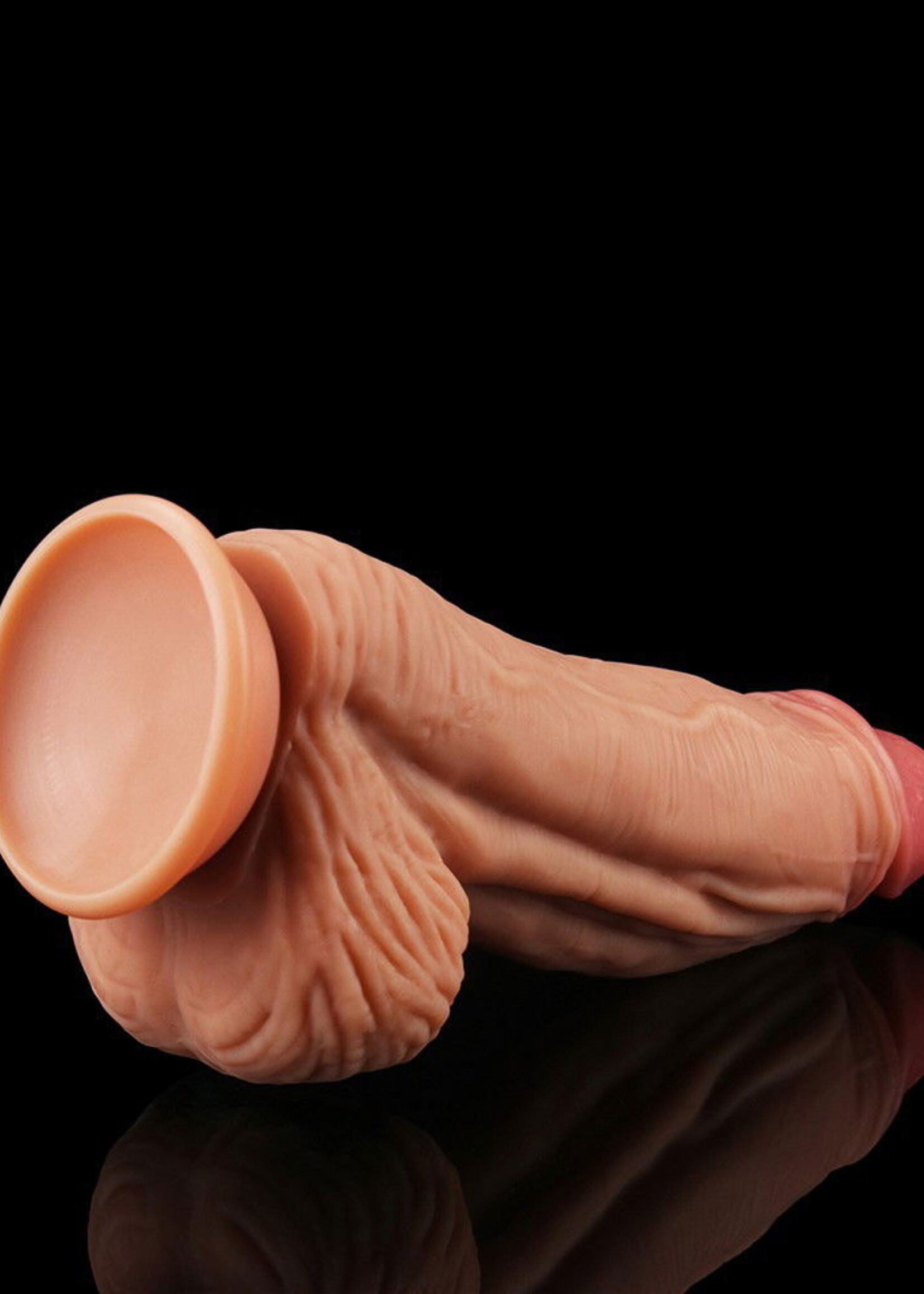 LoveToy Dildo mit Adern - Realistischer Dildo 24,5 cm Ø7,5 cm