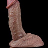 LoveToy Silikon-Dildo - Realistischer Dildo 19,5 cm Ø4,5 cm