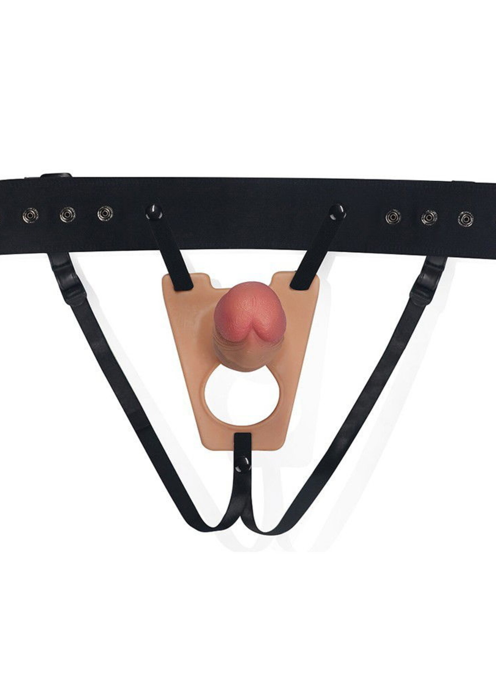 LoveToy Strap-On Harness mit Dildo 20 cm + Hohlhülle