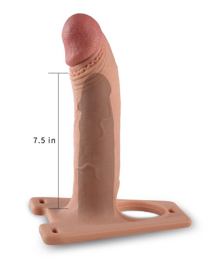 LoveToy Strap-on harnas met dildo van 20 cm + holle huls LoveToy Strap-on harnas met dildo van 20 cm + holle huls