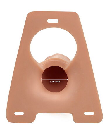 LoveToy Harnais ceinture avec gode 21,5 cm - Nude