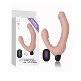 LoveToy iJoy - Vibrerende Dubbele Dildo met afstandbediening - Nude