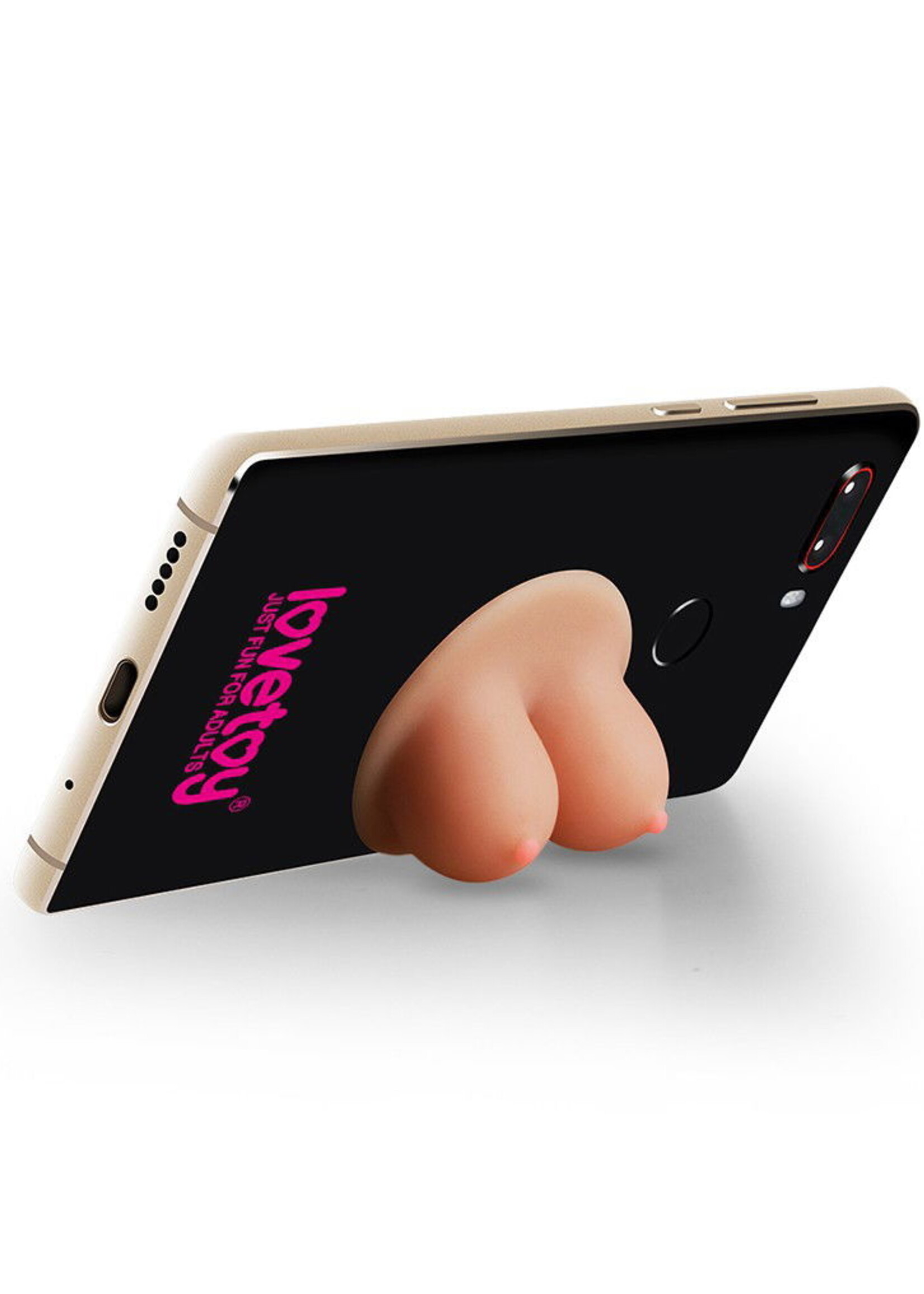 LoveToy Telefoonhouder in de vorm van een borst