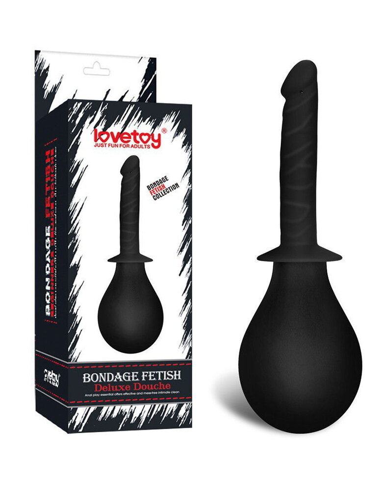 LoveToy Douche anale - Noir