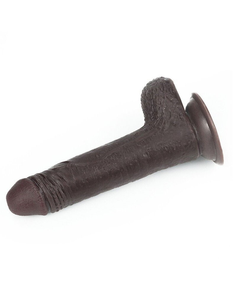 LoveToy Dildo met glijdende huid - Realistische dildo 17,5 cm Ø3,5 cm