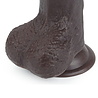 LoveToy LoveToy - Sliding Skin Dildo 17.5 cm - Black LoveToy LoveToy - Sliding Skin Dildo 17.5 cm - Black