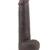 LoveToy LoveToy - Sliding Skin Dildo 23 cm - Black LoveToy LoveToy - Sliding Skin Dildo 23 cm - Black