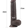LoveToy Dildo met glijdende huid - Realistische dildo 23 cm Ø4 cm