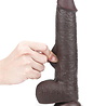 LoveToy LoveToy - Sliding Skin Dildo 23 cm - Black LoveToy LoveToy - Sliding Skin Dildo 23 cm - Black