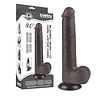 LoveToy Dildo met glijdende huid - Realistische dildo 24 cm Ø4,5 cm