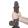 LoveToy Dildo met glijdende huid - Realistische dildo 24 cm Ø4,5 cm