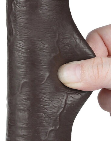 LoveToy Sliding Skin Dildo - Realistischer Dildo 24 cm Ø4,5 cm