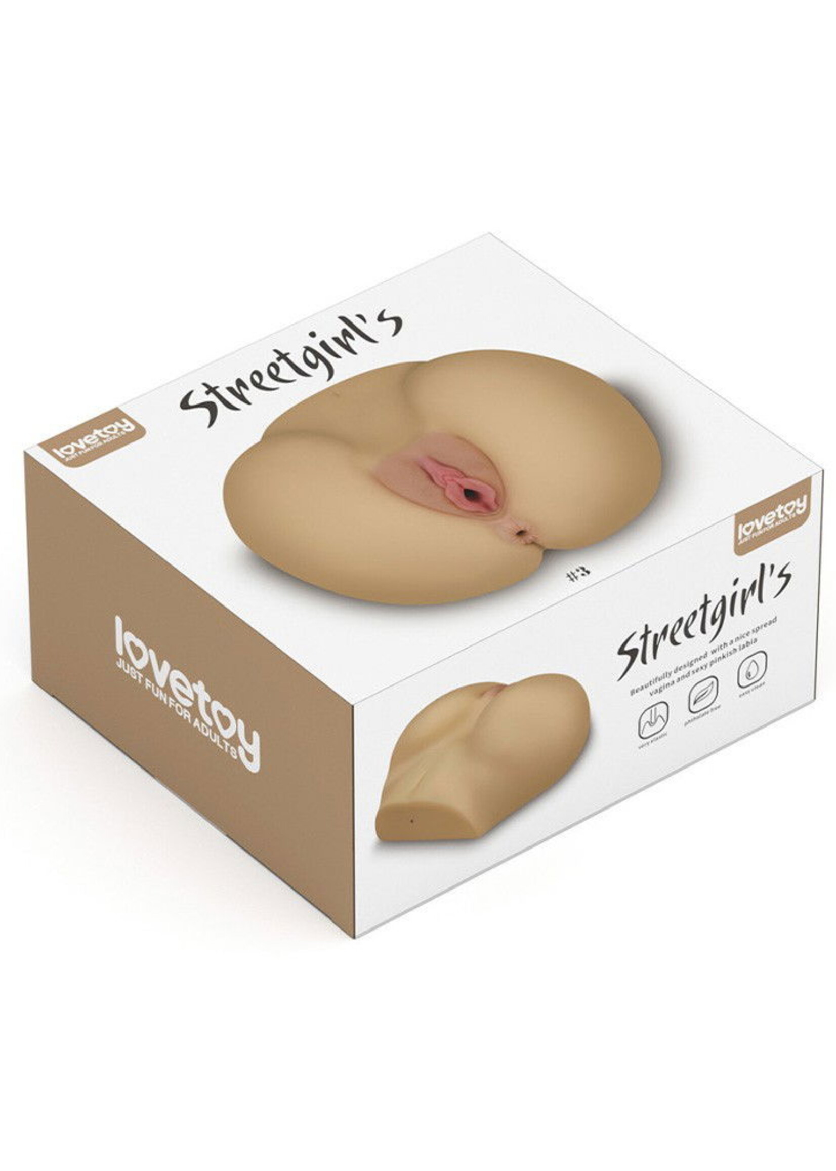 LoveToy Streetgirls 3 - Masturbator met vaginale en anale opening