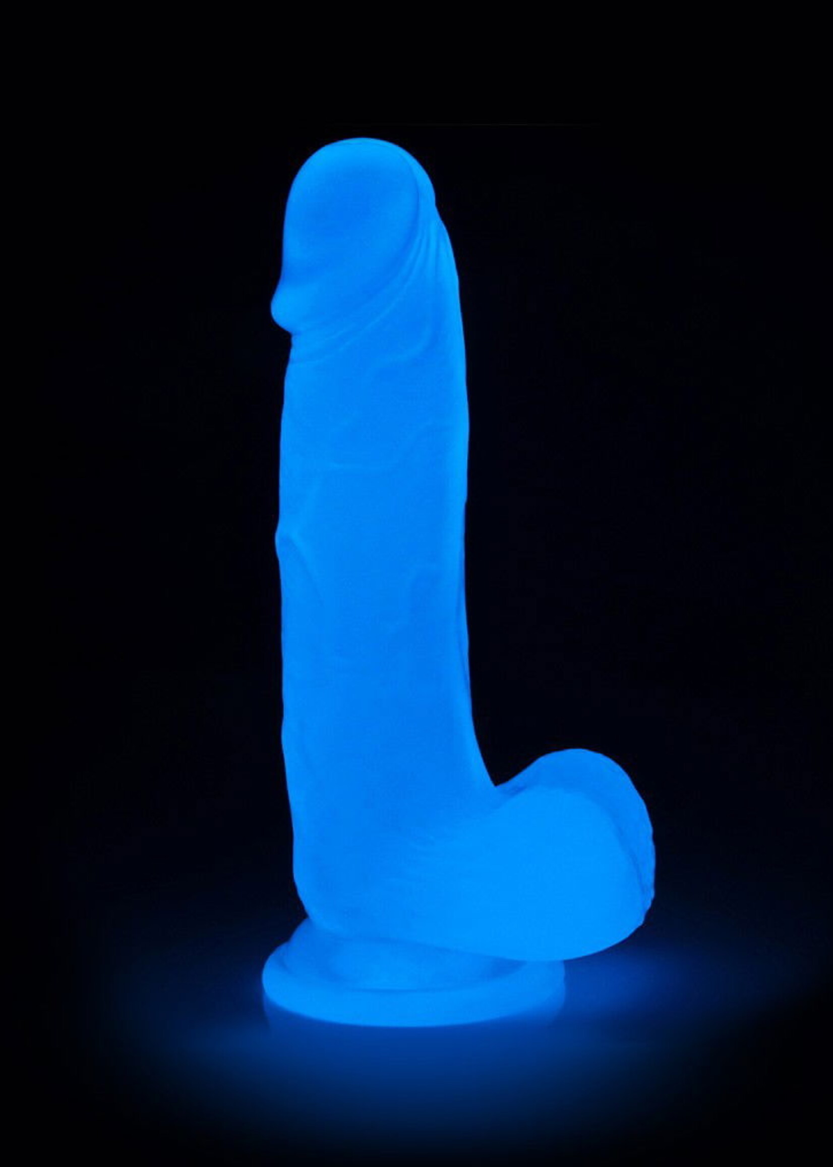 LoveToy Lumino Play Dildo - Realistischer Dildo 19 cm Ø4 cm + Glow in the Dark